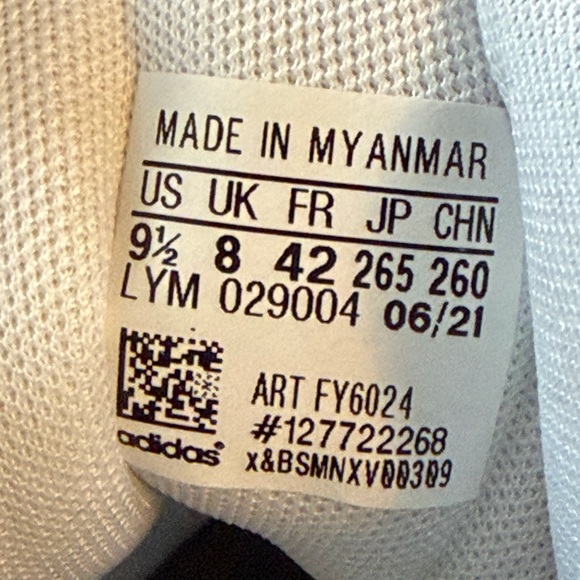 adidas hoops 2.0 All-White Low-Profile Court Sneaker - Picture 6 of 6